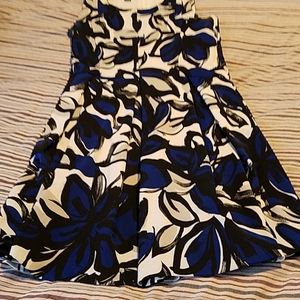 Floral fit and flare